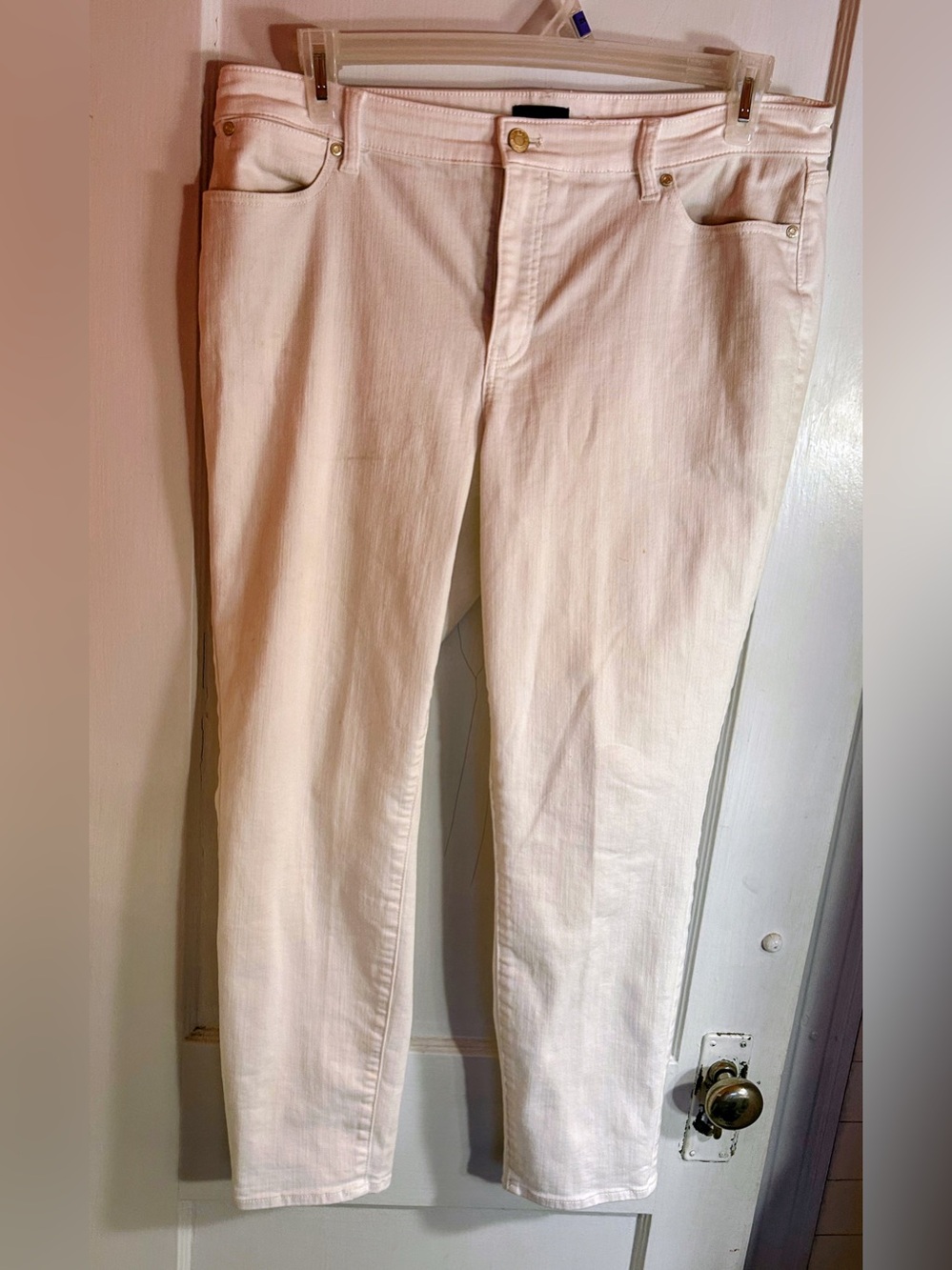 Talbots White Skinny Jeans
